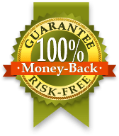 Money back guarantee seal